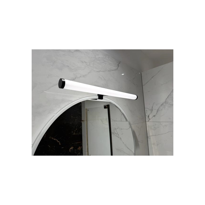 LED-spiegelverlichting voor de badkamer LED/12W/230V 59,5 cm IP44 zwart