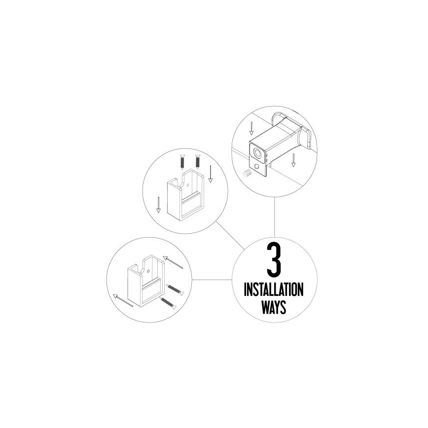 LED-spiegelverlichting voor de badkamer LED/8W/230V 30 cm IP44 glanzend chroom