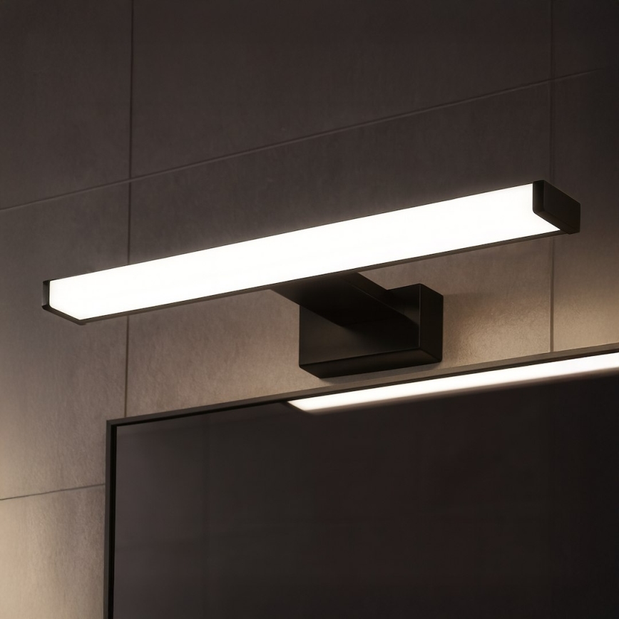 LED-spiegelverlichting voor de badkamer MIRORE LED/8W/230V 40 cm IP44 zwart
