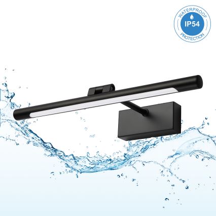 LED-spiegelverlichting voor de badkamer MIRROR LED/6W/230V 4000K IP44 40 cm zwart