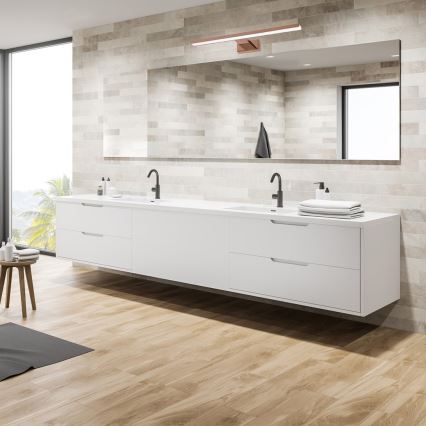 LED-spiegelverlichting voor de badkamer SHINE LED/13,8W/230V 60 cm IP44 roségoud