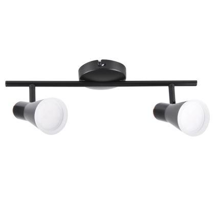 LED Spot BERG 2xLED/4,2W/230V zwart