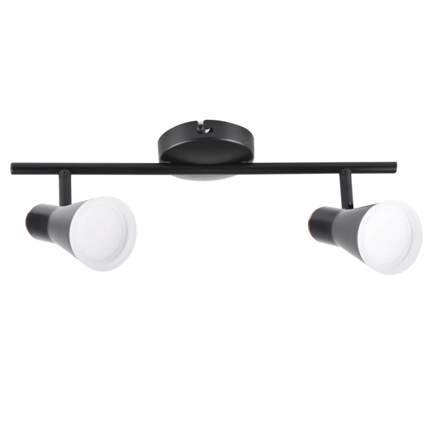 LED Spot BERG 2xLED/4,2W/230V zwart