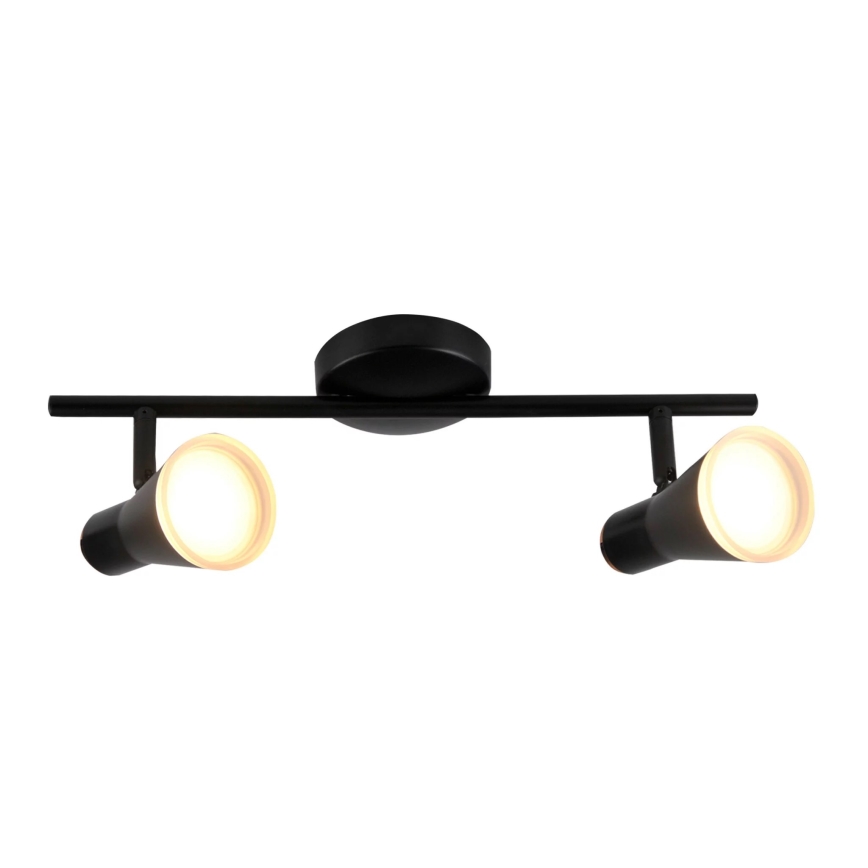 LED Spot BERG 2xLED/4,2W/230V zwart