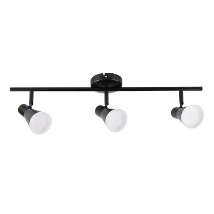 LED Spot BERG 3xLED/4,2W/230V zwart