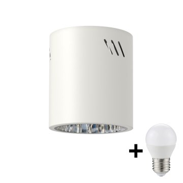 LED spot GEORGE 1xE27/6W/230V diameter 11 cm wit