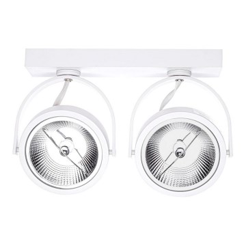 LED spot LUGAR 2xAR111 - GU10/25W/230V