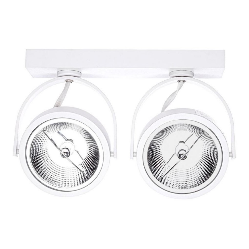 LED spot LUGAR 2xAR111 - GU10/25W/230V
