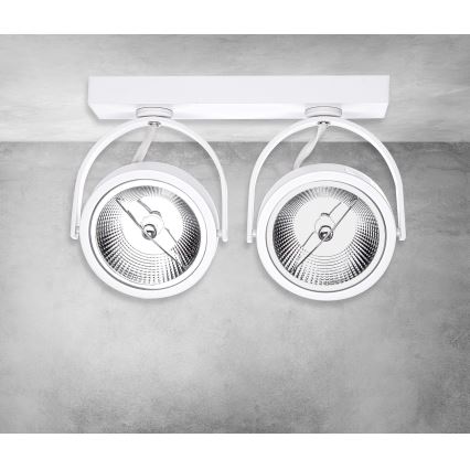 LED spot LUGAR 2xAR111 - GU10/25W/230V