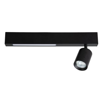 LED spot MAGNET LED/5W/230V + 1xGU10/60W 3000/4000K zwart
