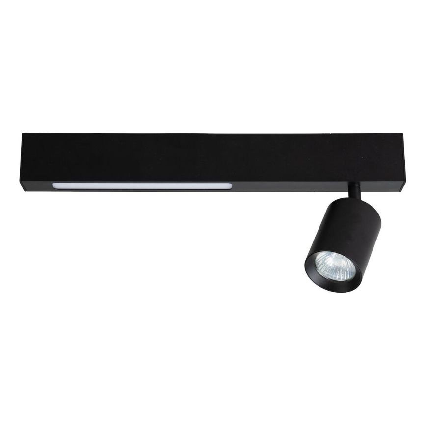 LED spot MAGNET LED/5W/230V + 1xGU10/60W 3000/4000K zwart