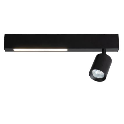 LED spot MAGNET LED/5W/230V + 1xGU10/60W 3000/4000K zwart