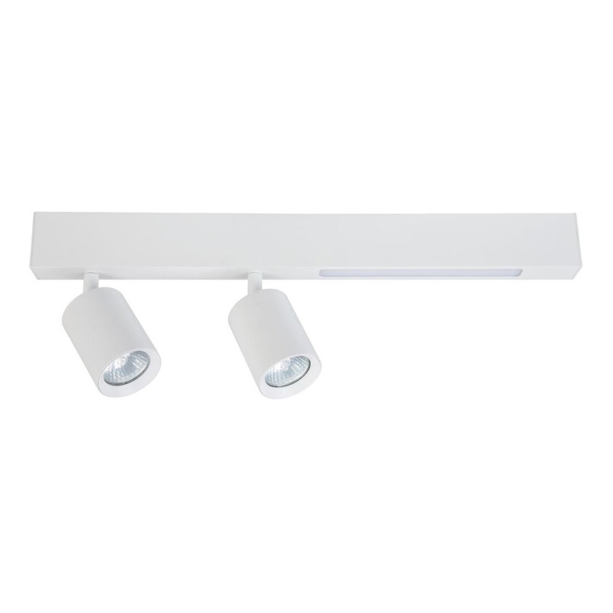 LED spot MAGNET LED/5W/230V + 2xGU10/60W 3000/4000K wit