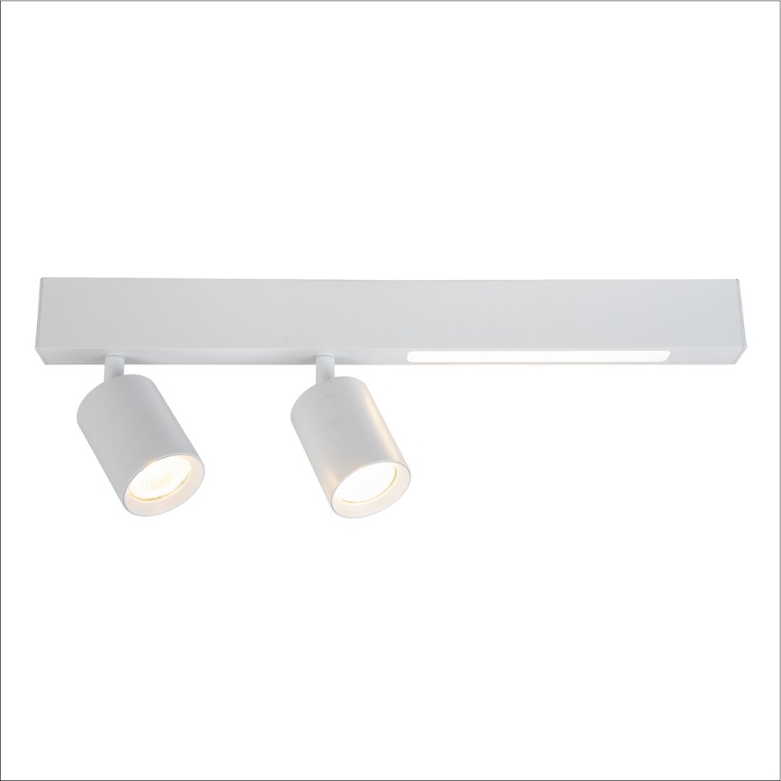 LED spot MAGNET LED/5W/230V + 2xGU10/60W 3000/4000K wit