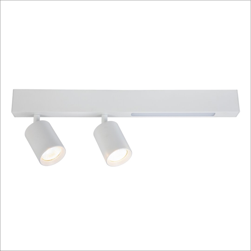 LED spot MAGNET LED/5W/230V + 2xGU10/60W 3000/4000K wit