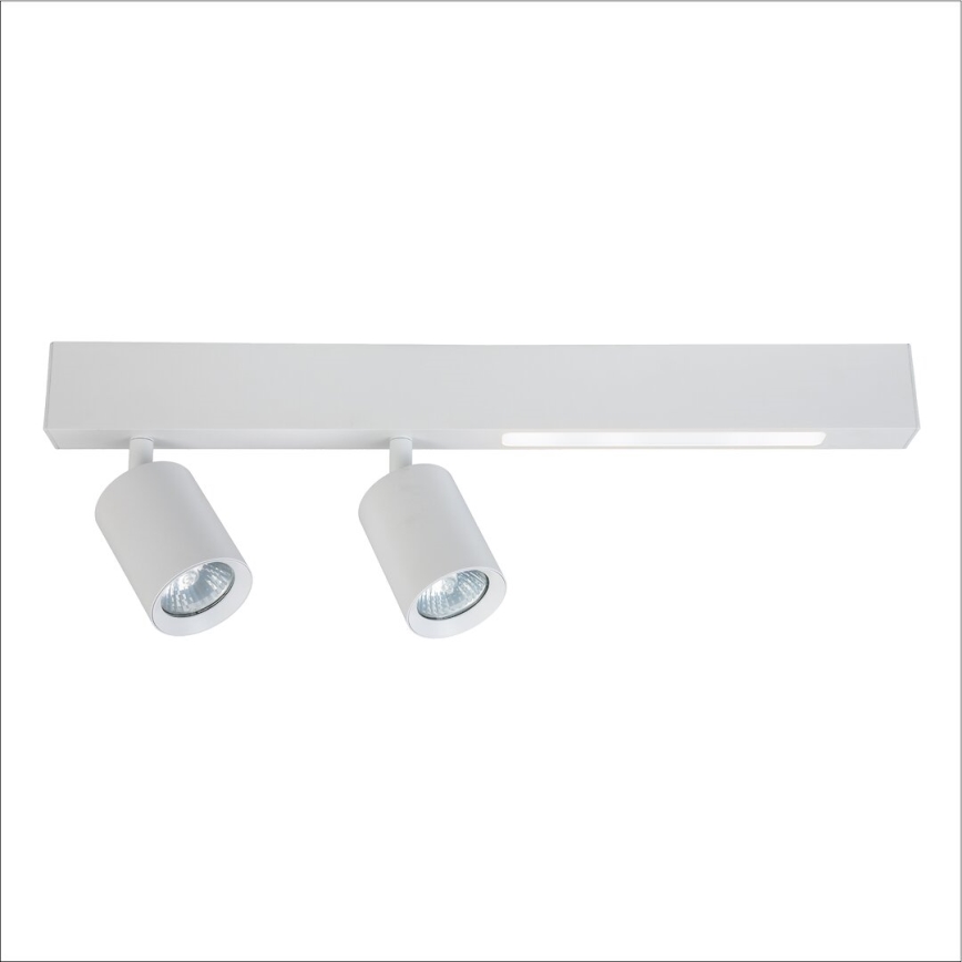 LED spot MAGNET LED/5W/230V + 2xGU10/60W 3000/4000K wit