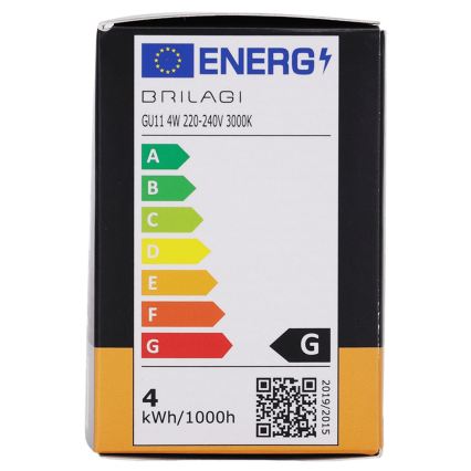 LED-spot MR11 GU10/4W/230V 3000K - BRILAGI