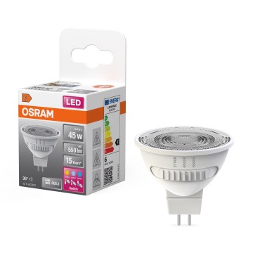 LED-spot MR16 GU5,3/5,6W/12V 2700/4000/6500K 36° - Osram
