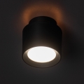 LED-spot SONOR LED/6W/230V 3000/4000/5700K + LED/1,5W 2200K Ø 9 cm zwart