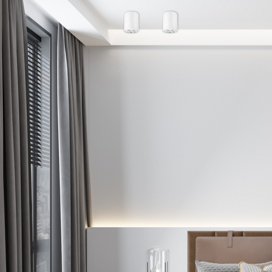 LED spot TACO 1xE27/15W/230V wit