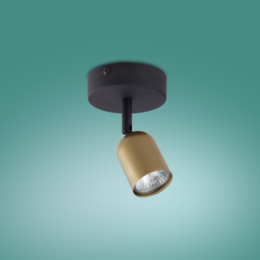 LED-spot TOP 1xGU10/10W/230V goud/zwart