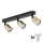 LED-spot TOP 3xGU10/10W/230V zwart/goud