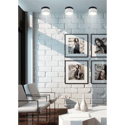 LED Spot TUBA LED/9W/230V wit/zwart