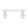 LED spot TUBSSON 2xGU10/4,8W/230V wit/glanzend chroom 