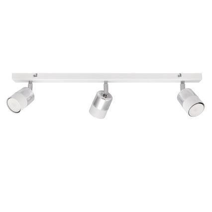 LED spot TUBSSON 3xGU10/4,8W/230V wit/glanzend chroom 