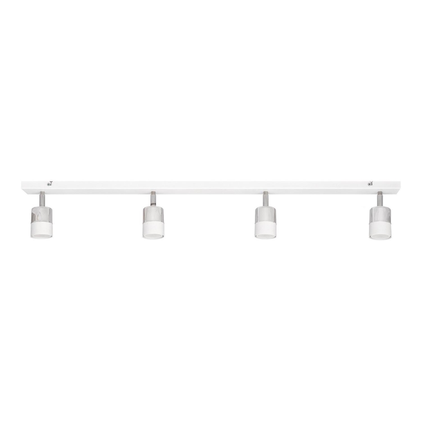 LED spot TUBSSON 4xGU10/4,8W/230V wit/glanzend chroom 