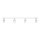 LED spot TUBSSON 4xGU10/4,8W/230V wit/glanzend chroom 