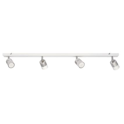 LED spot TUBSSON 4xGU10/4,8W/230V wit/glanzend chroom 