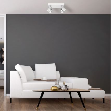 LED spot TUBSSON 4xGU10/4,8W/230V wit/glanzend chroom