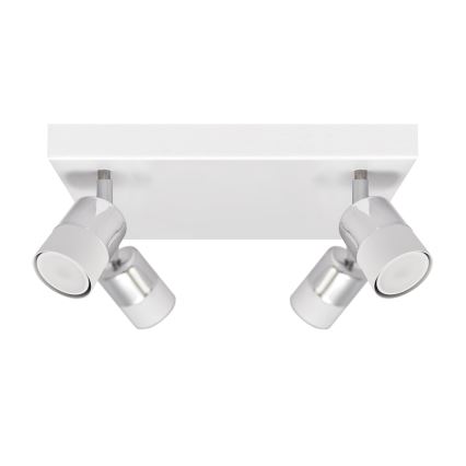 LED spot TUBSSON 4xGU10/4,8W/230V wit/glanzend chroom