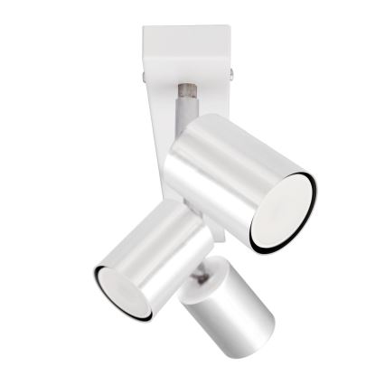 LED spot TUNE 3xGU10/4,8W/230V mat chroom/wit