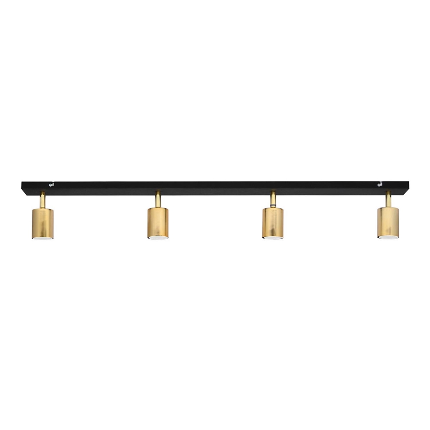 LED Spot  TUNE 4xGU10/4,8W/230V goud/zwart