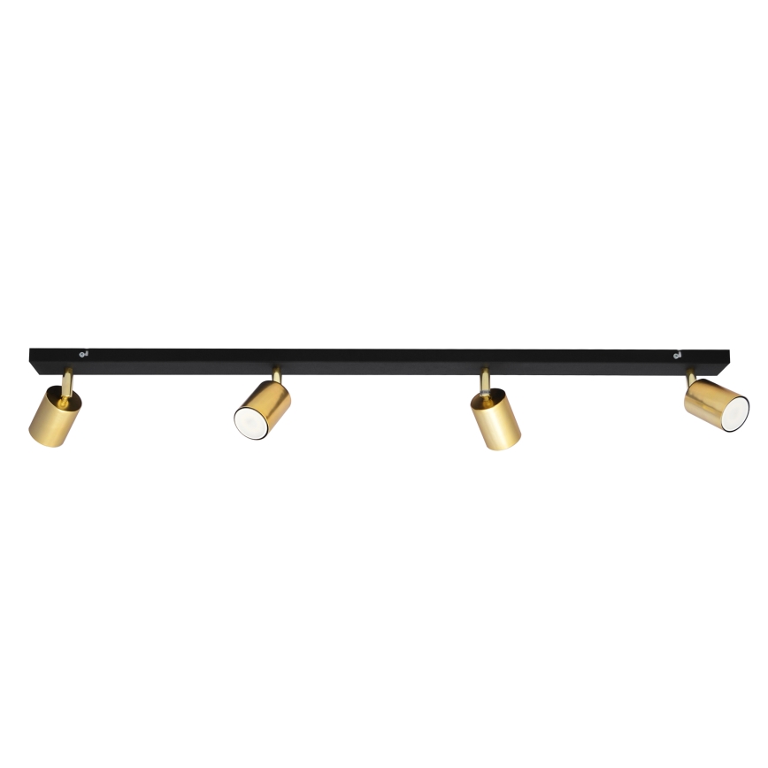LED Spot  TUNE 4xGU10/4,8W/230V goud/zwart