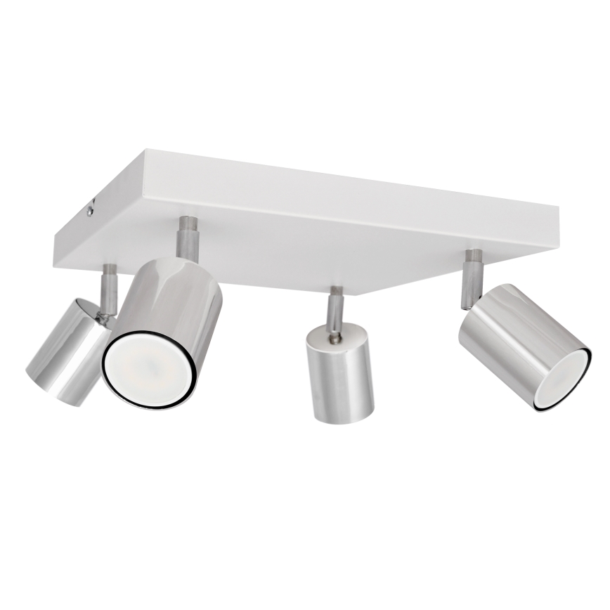 LED spot TUNE 4xGU10/4,8W/230V mat chroom/wit