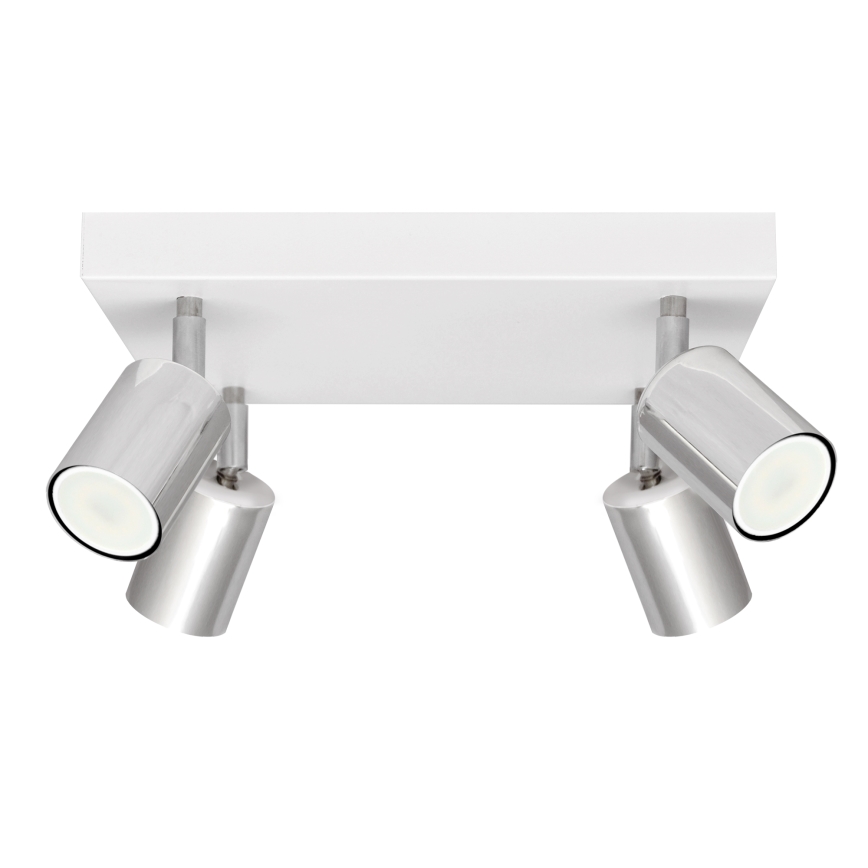 LED spot TUNE 4xGU10/4,8W/230V mat chroom/wit