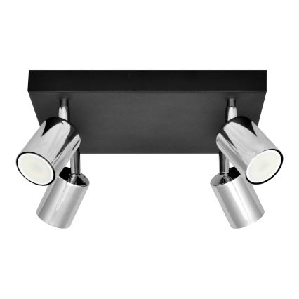 LED spot TUNE 4xGU10/4,8W/230V mat chroom/zwart
