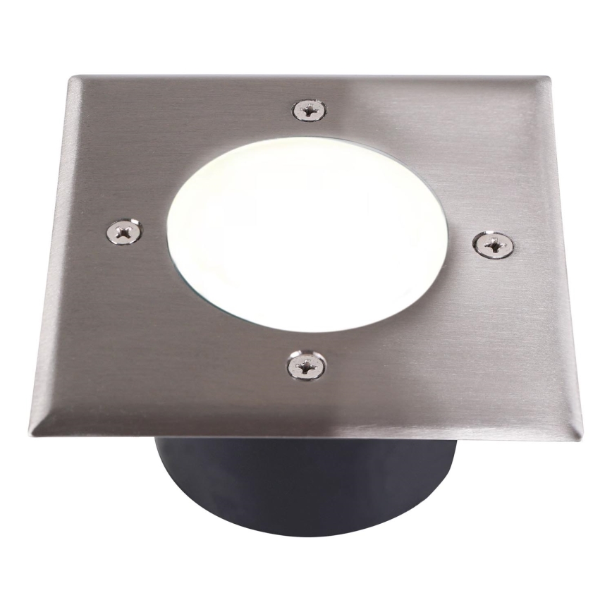 LED Spot voor oprit MIVO LED/3W/230V 12x12 cm IP67 mat chroom