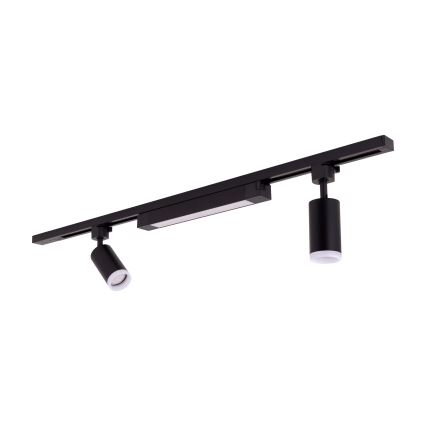 LED-spot voor het TRACER railsysteem 2xGU10/10W/230V + LED/20W 1 m zwart