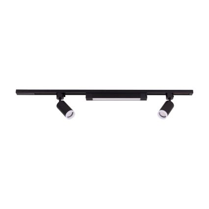 LED-spot voor het TRACER railsysteem 2xGU10/10W/230V + LED/20W 1 m zwart