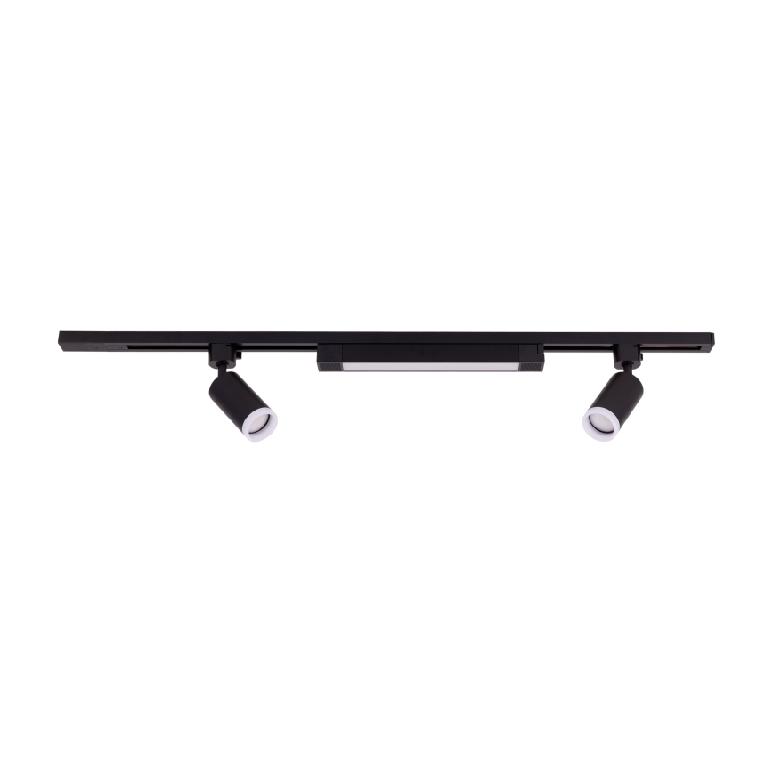 LED-spot voor het TRACER railsysteem 2xGU10/10W/230V + LED/20W 1 m zwart