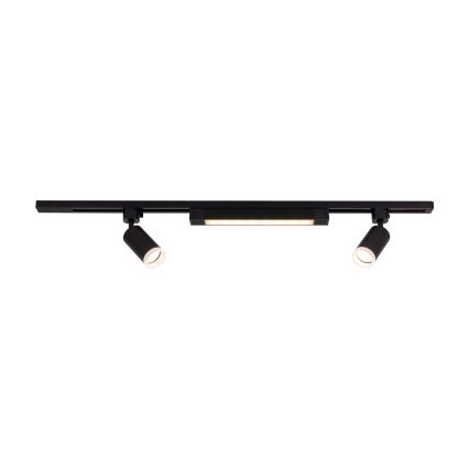 LED-spot voor het TRACER railsysteem 2xGU10/10W/230V + LED/20W 1 m zwart