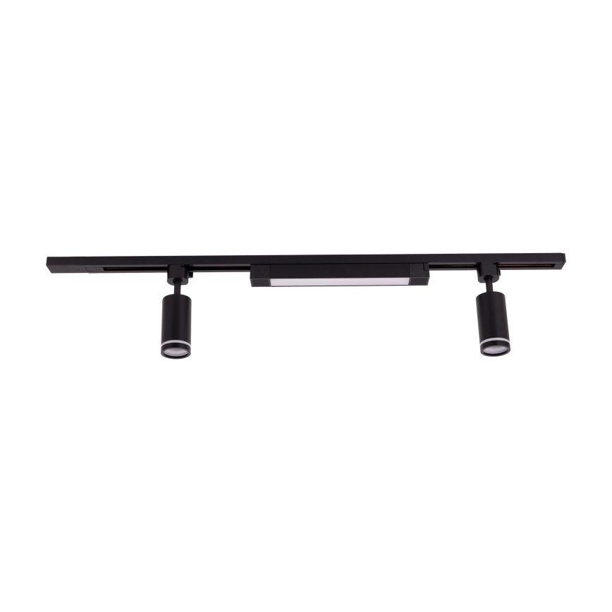 LED-spot voor het TRACER railsysteem 2xGU10/10W/230V + LED/20W 1 m zwart