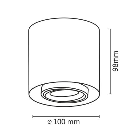 LED Spot XENO LED/15W/230V wit 1200lm