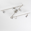 LED-spotarmatuur 6x GU10/5W/230V mat chroom