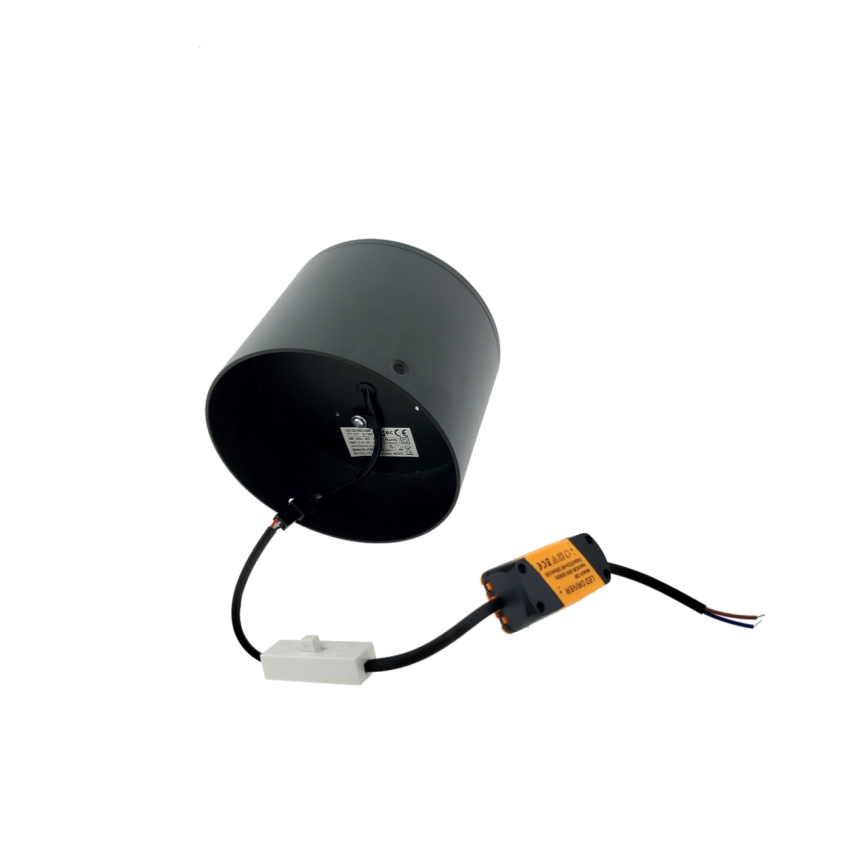 LED-spotlamp LED/10W/230V 3000/4000/6400K Ø 12 cm zwart