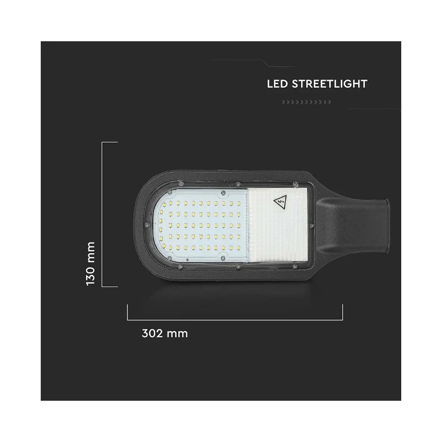 LED Straat Lamp SAMSUNG CHIP LED/30W/230V 4000K IP65